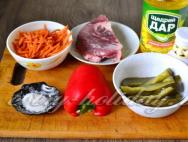 Пикантные рецепты салата с говядиной и морковью