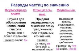 Частицы в русском языке: классификация и правописание